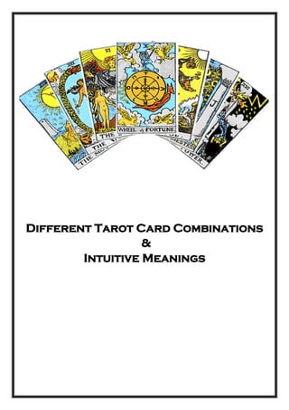 Unlock the Secrets： Tarot Card Combinations List Explained