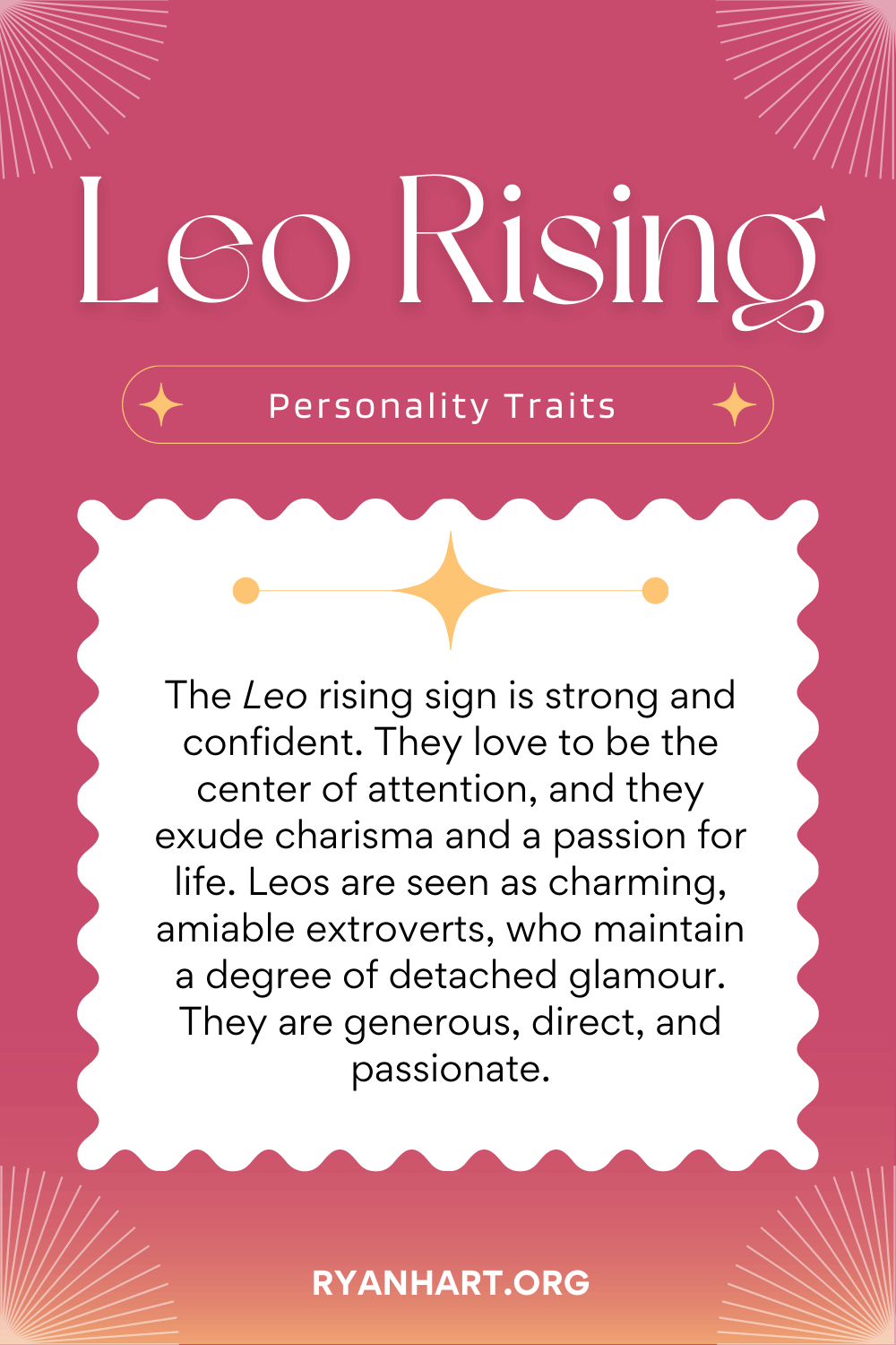 Aries Sun Leo Rising: The Dynamic and Charismatic Personality Explained