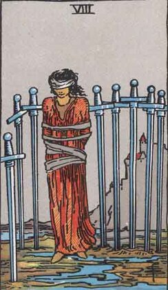 Understanding the 8 of Swords Tarot Card: Obstacles and Suffering Explained