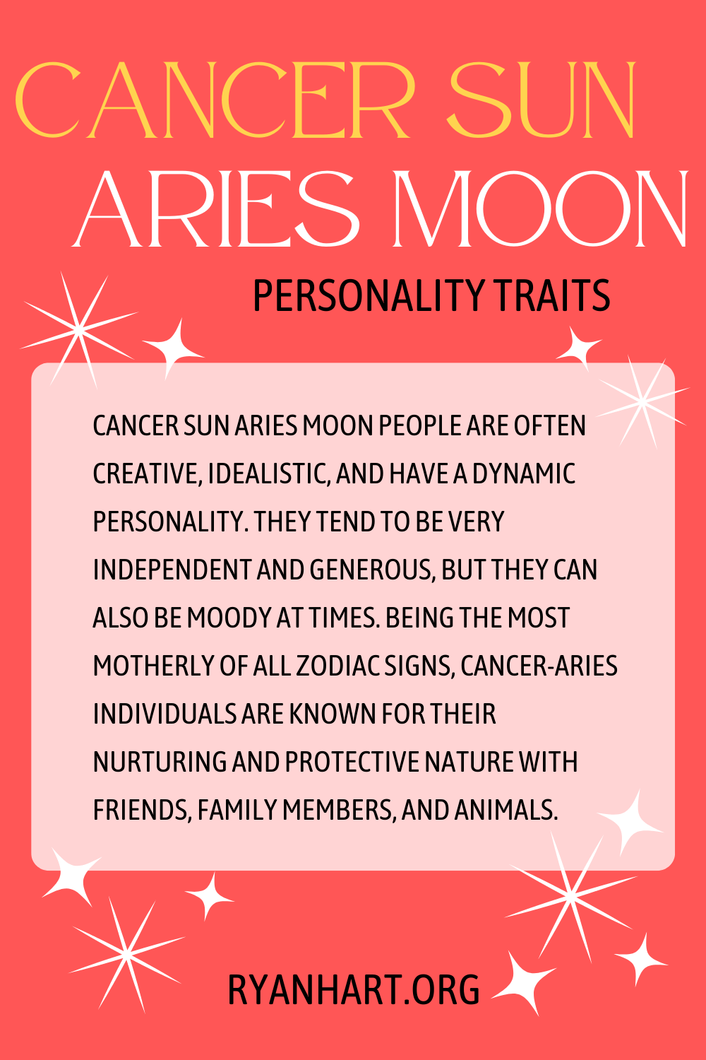 Cancer Sun Aries Rising Personality: Intuitive, Passionate, and Driven