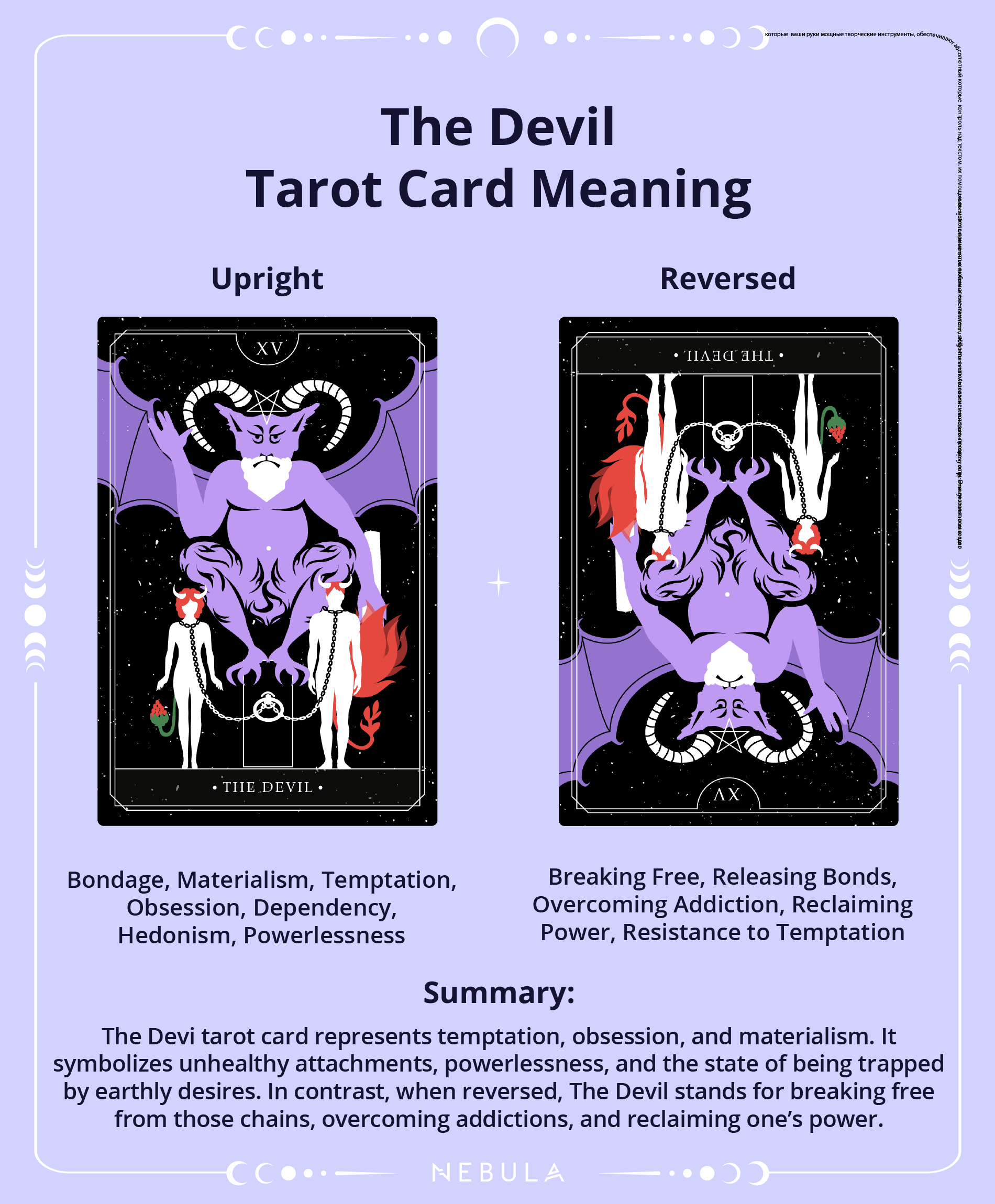 What The Devil Tarot Card Advises About Overcoming Addiction and Obsession