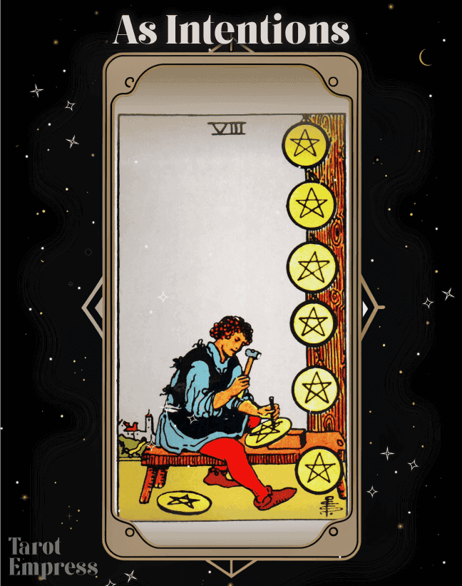 How the 8 of Pentacles Tarot Reveals Your Commitment to Craft and Success