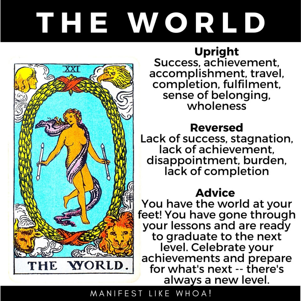 Unlock Life-Changing Wisdom with The World Tarot Card Advice