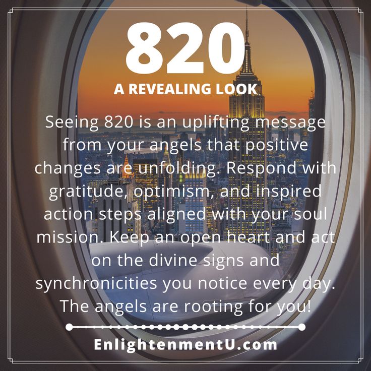 Seeing 820 Angel Number? Discover What It Means and its significance.