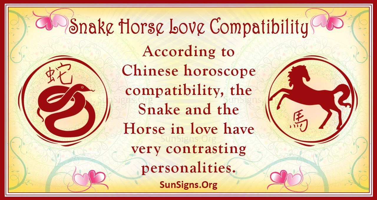 Snake Horse Compatibility: Love and Relationship Insights (What to Expect When They Get Together)