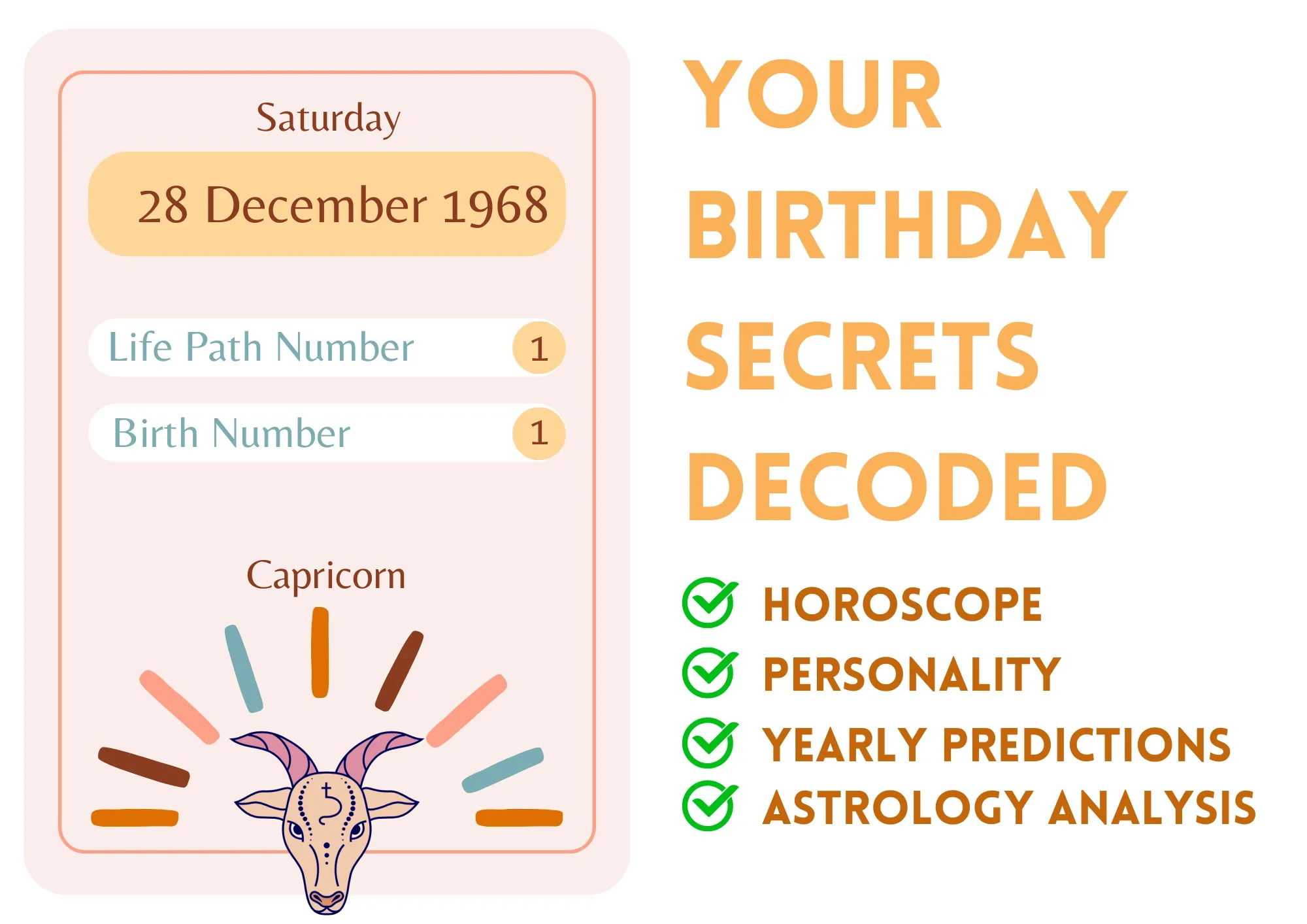 December 28 Birthday Horoscope: Get Your Free Personalized Reading Today!