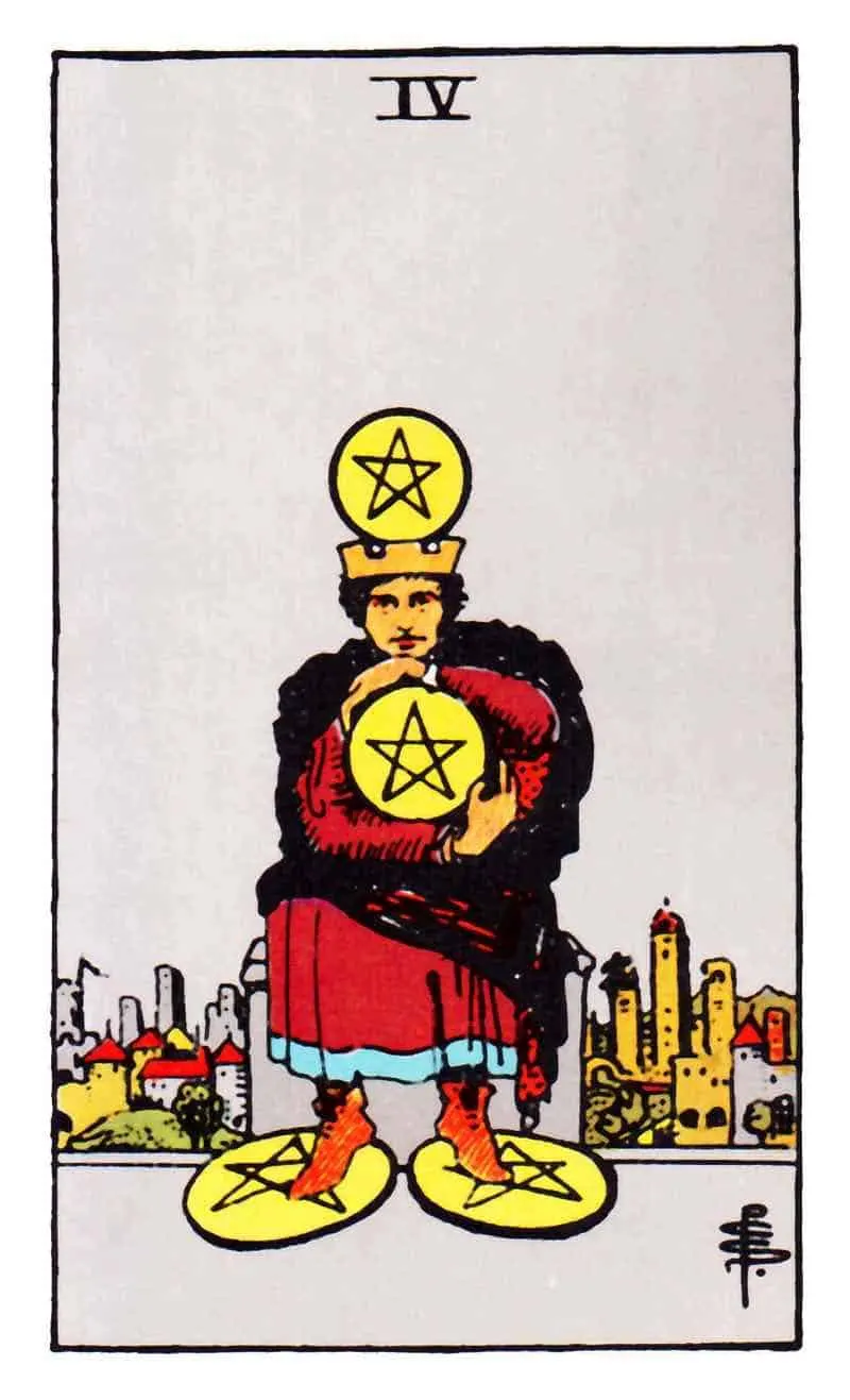 Exploring the 4 de Pentaculos Meaning: Yes or No in Tarot Reading?