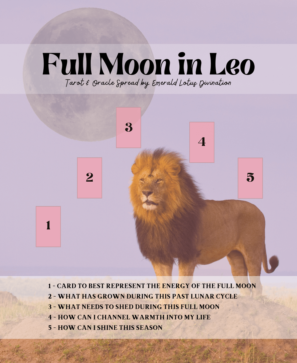 Doing a Full Moon in Leo Tarot Spread: Get Ready for Big Changes (And What to Expect)