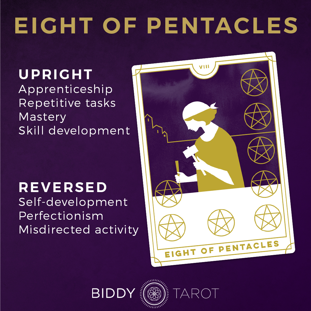 8 of Coins Tarot Meaning: Simple Guide to Understanding