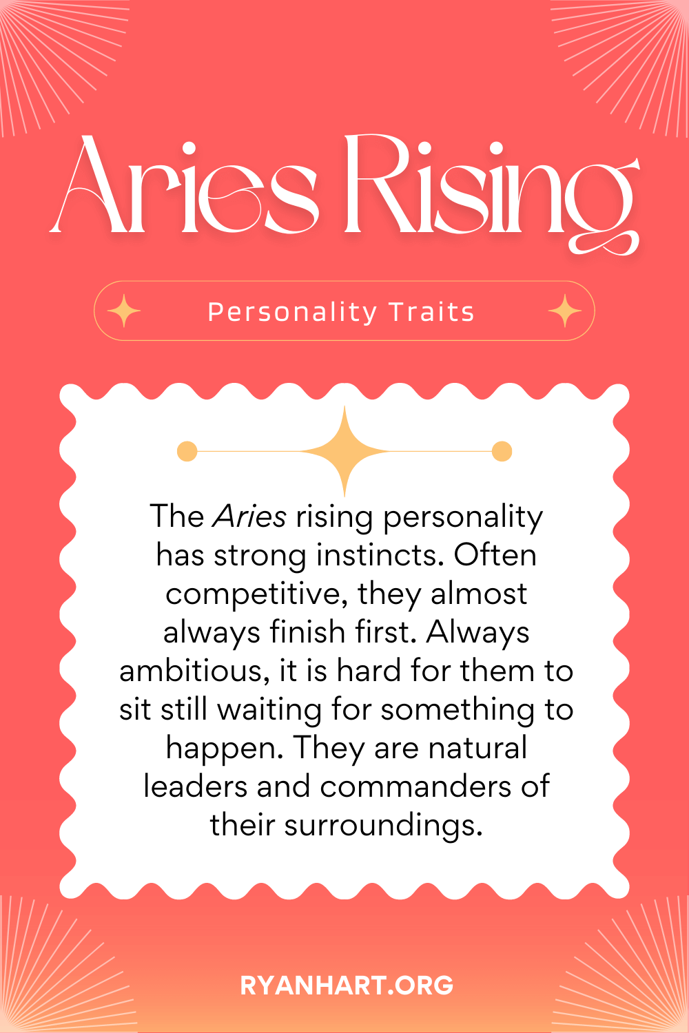 Leo Sun Aries Rising Traits and Characteristics