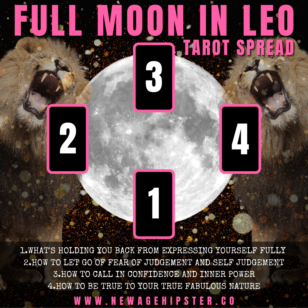 Doing a Full Moon in Leo Tarot Spread: Get Ready for Big Changes (And What to Expect)