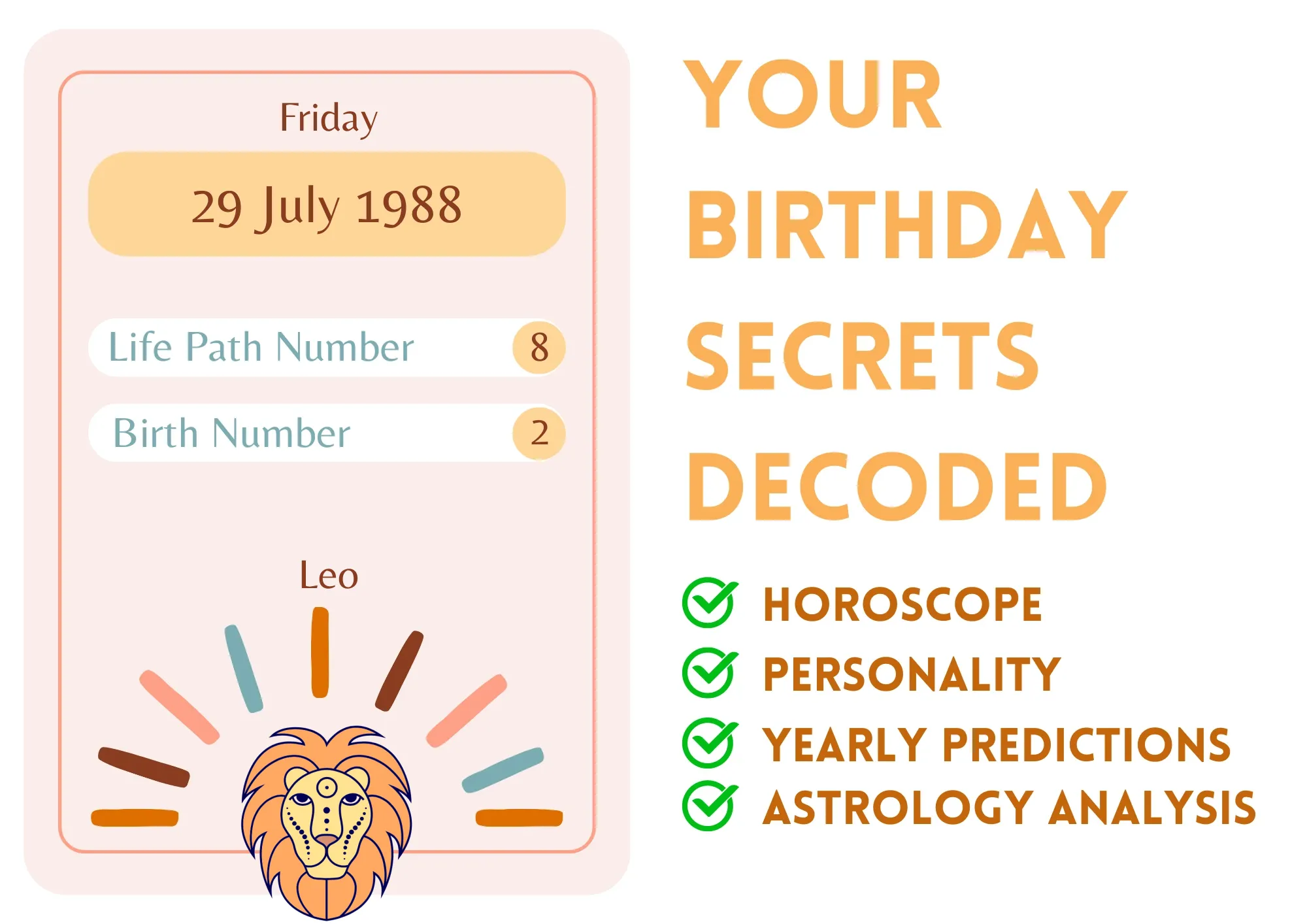 Born On July 29th? Get Your Birthday Horoscope Here!