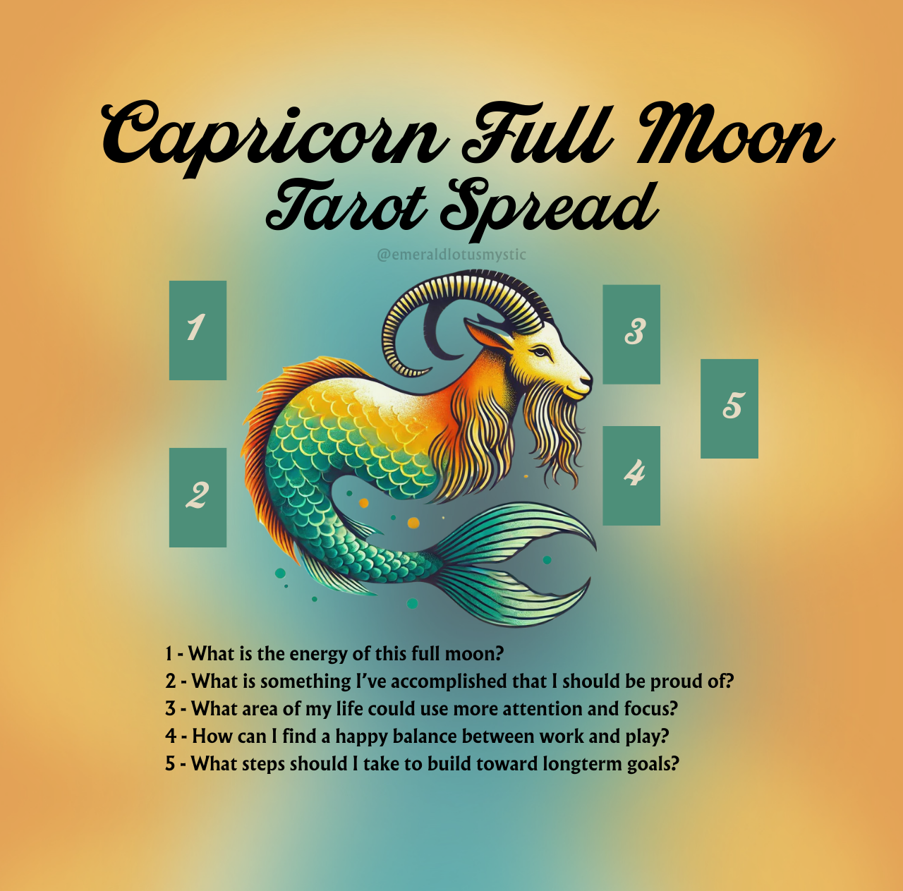 Full Moon in Capricorn July 2024 Tarot Spread: What Does This Full Moon Mean for Your Zodiac Sign?