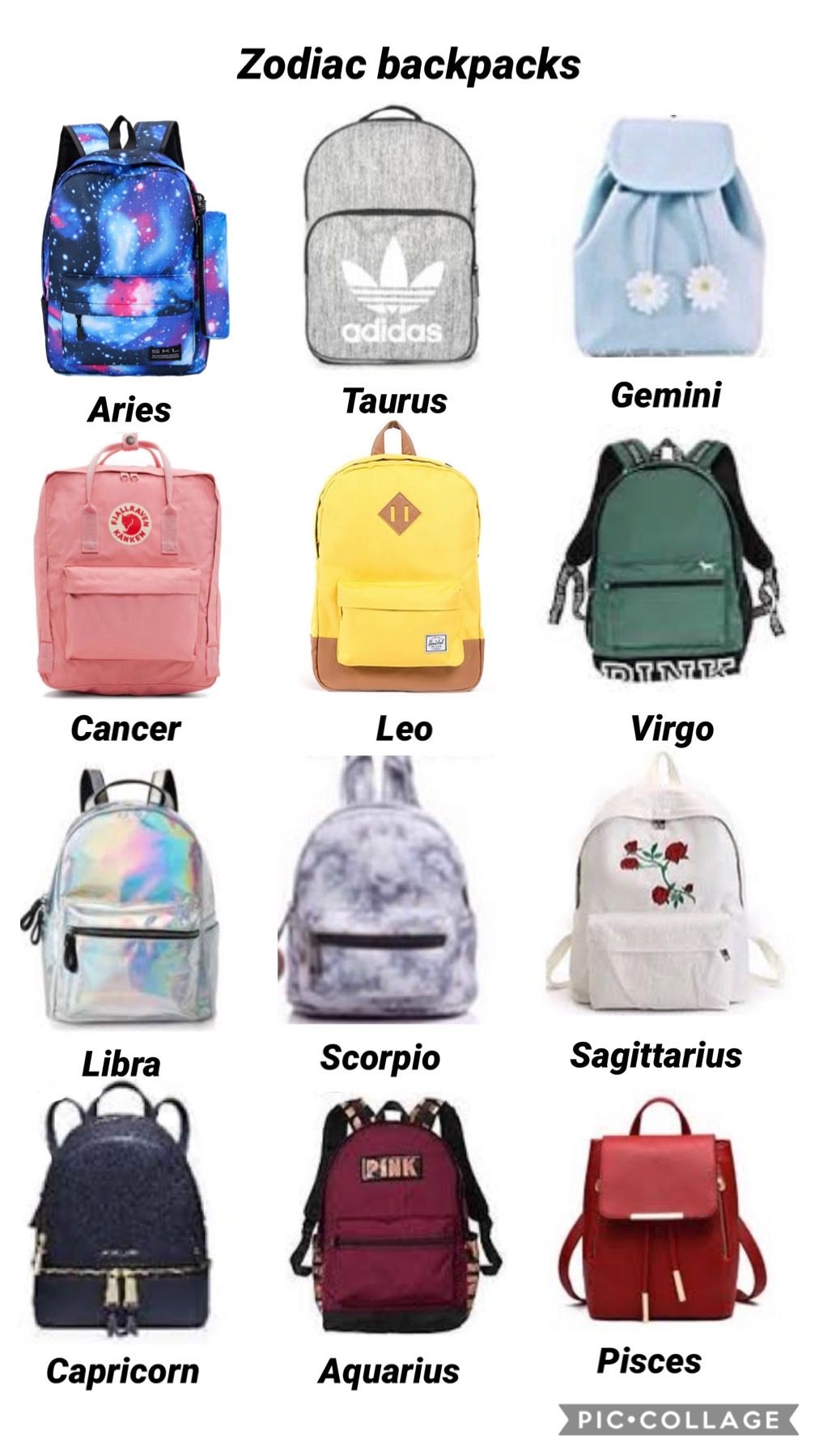 Astrology backpack: the best design? Find a unique design that represents your zodiac sign!