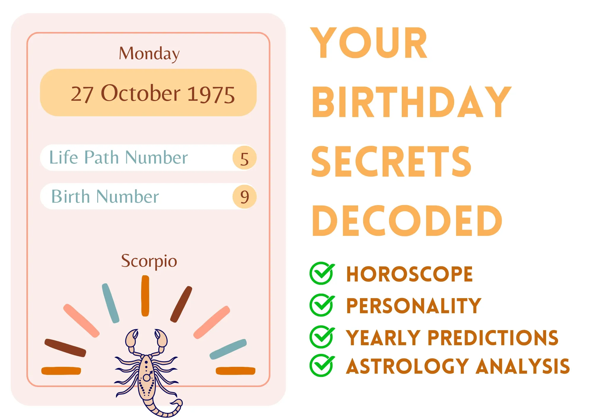 Whats Your Birthday Horoscope October 27?  Find Out Your Zodiac Secrets Now