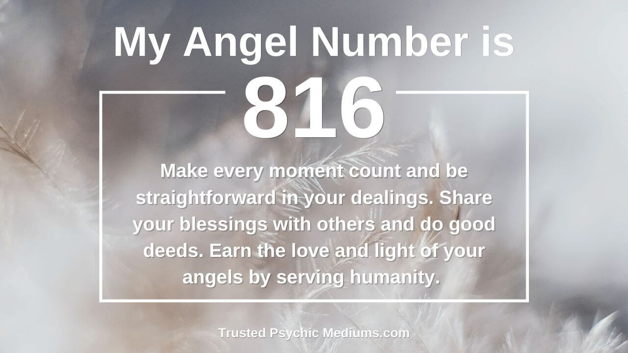 Is angel number 816 lucky for you? Decoding the secrets of these divine numbers!